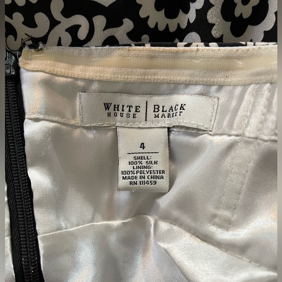 Silk Sleeveless Top by White House Black Market Sz 4 - Picture 3 of 3